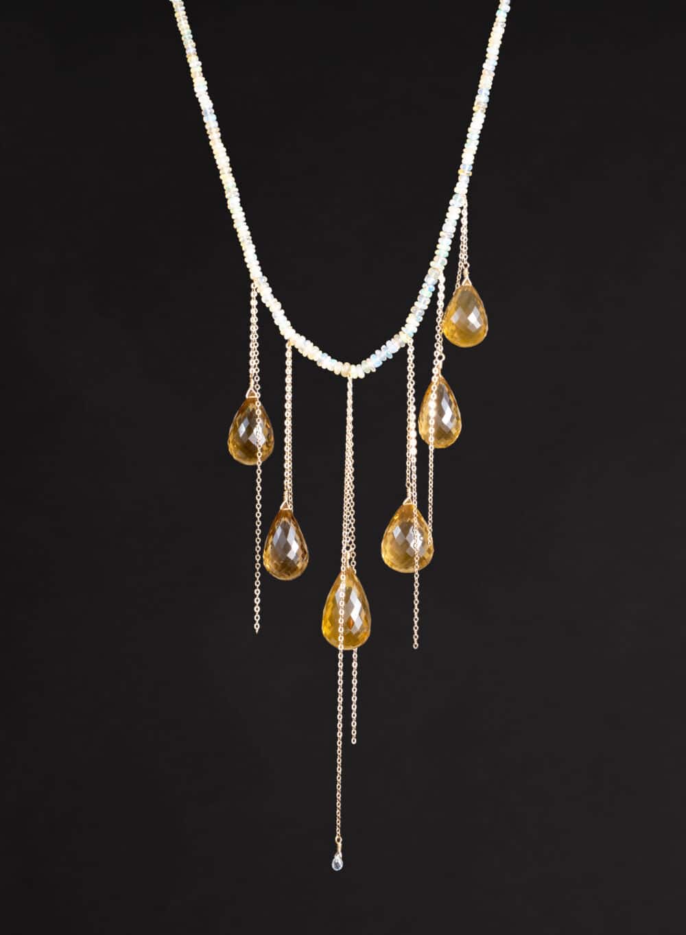 White Opal Necklace