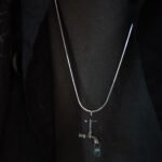 sterling silver water faucet necklace
