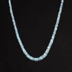 Tapered Blue Topaz Necklace