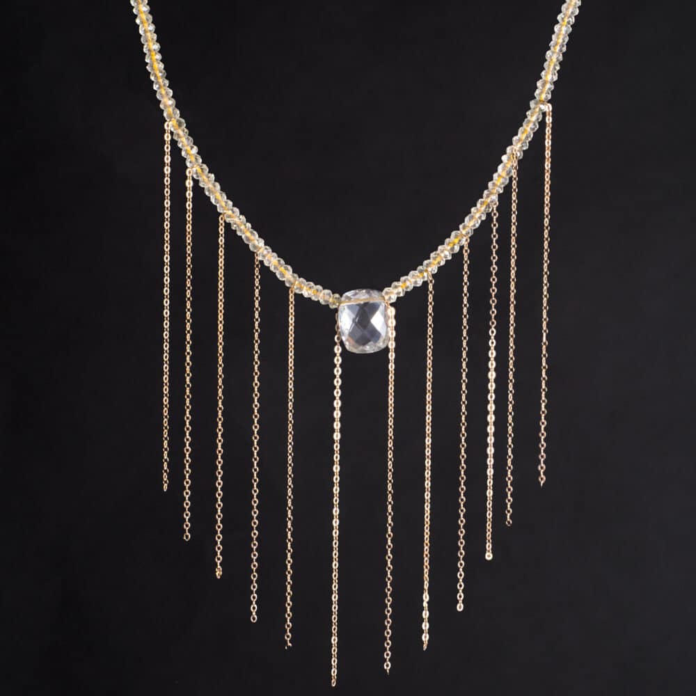 Lemon Quartz Necklace