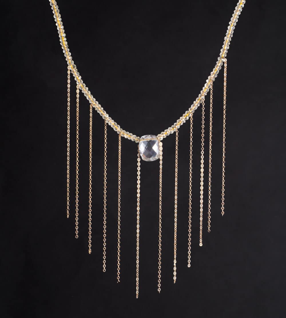 Lemon Quartz Necklace