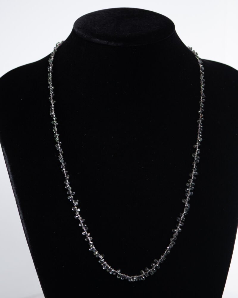 midnight sapphire strand necklace